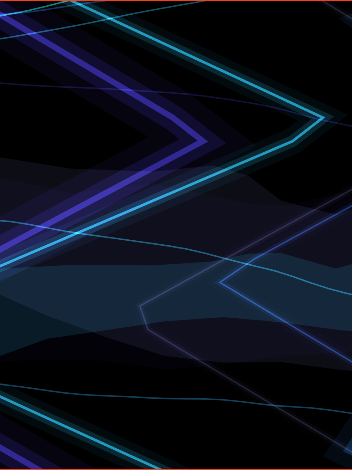 Close-up detail of Abstractia 34 generative art showing layered neon lines and wave motion influenced by interaction and time